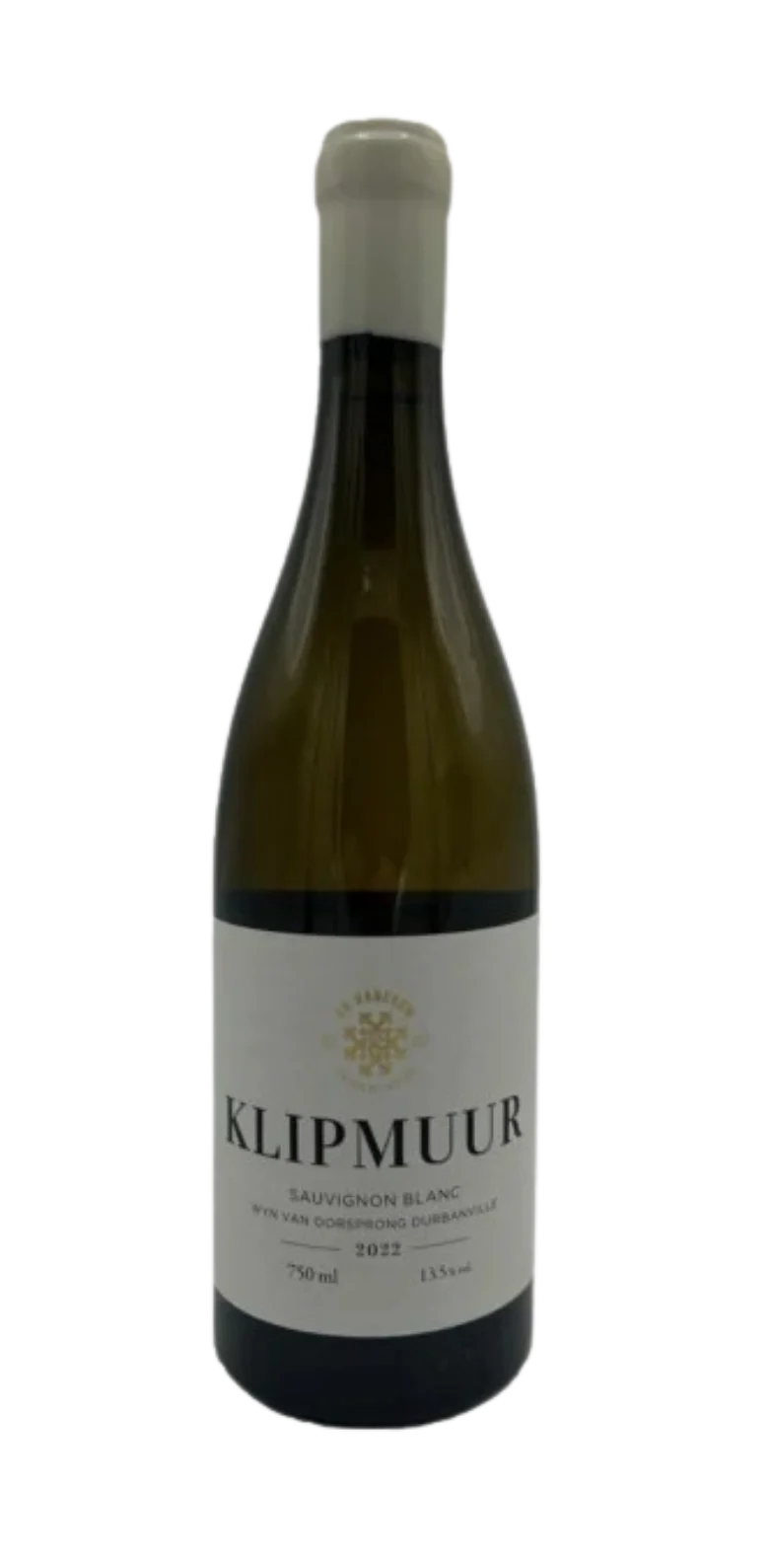 Klipmuur Sauvignon Blanc 2022 wine bottle from DA Hanekom
