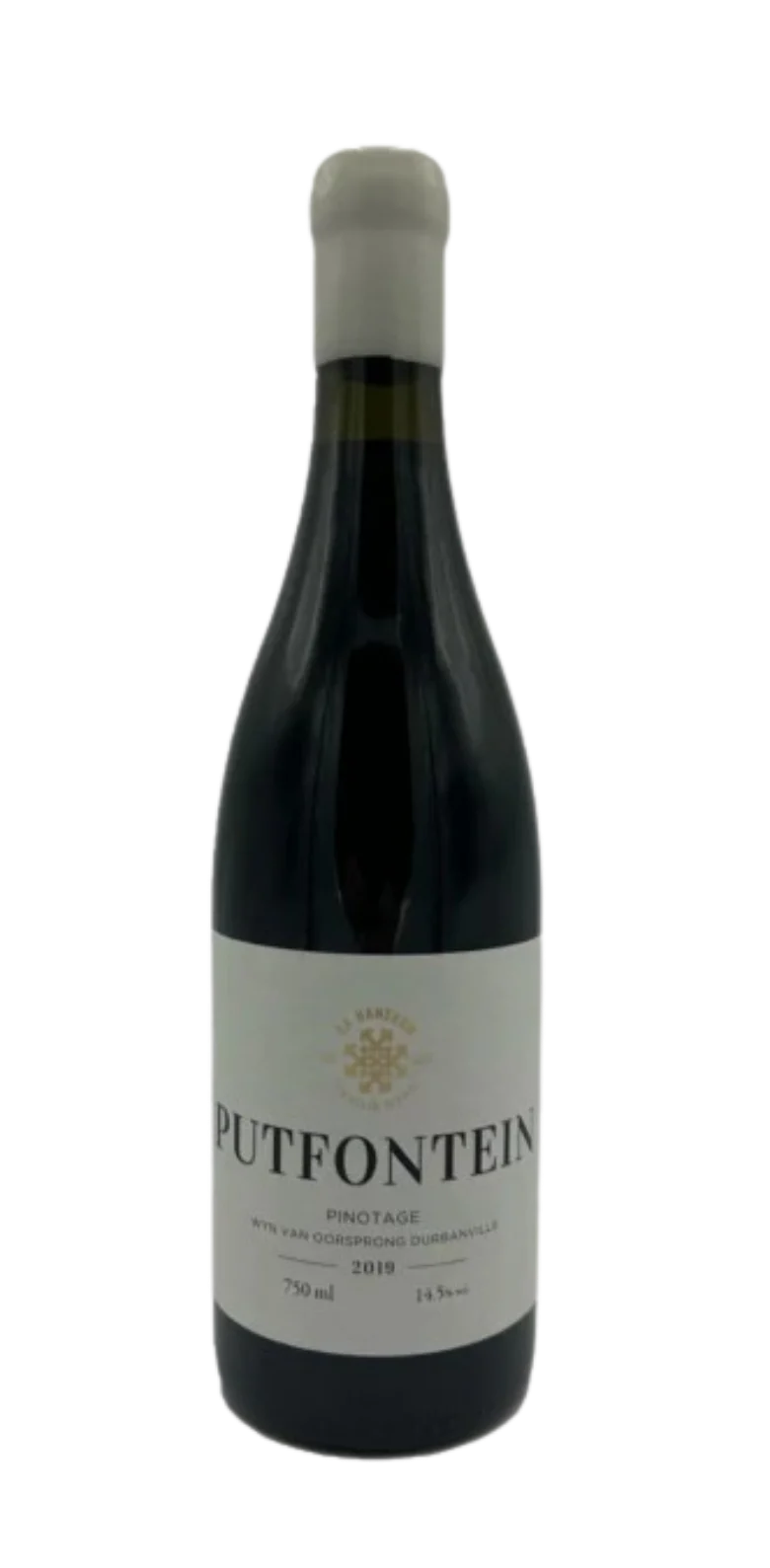 DA Hanekom Putfontein Pinotage 2019 wine bottle label